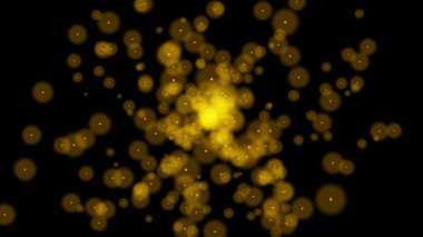 Altın tozu ışık 
