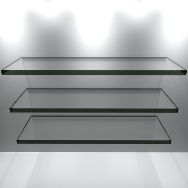 Glass shelves