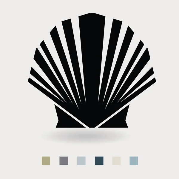 Icône Shell — Image vectorielle