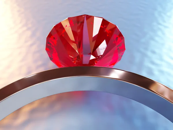 Ring Ruby — Stock Photo, Image