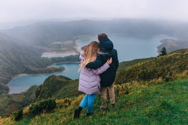 Ein Verliebtes Paar See Eine Liebesgeschichte Ein Gefühl Von Schönheit — Stockfoto