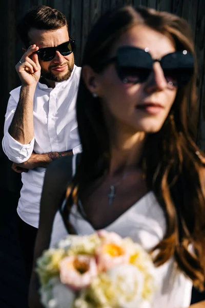 Hombre Mujer Estilo Moda — Foto de Stock