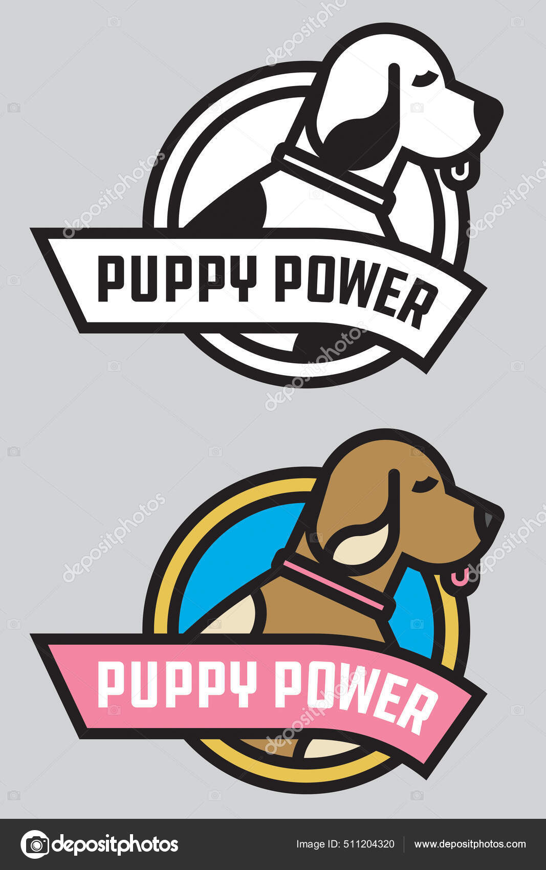 卡通黄金猎犬图库矢量图片、免版税卡通黄金猎犬插图|DepositPhotos