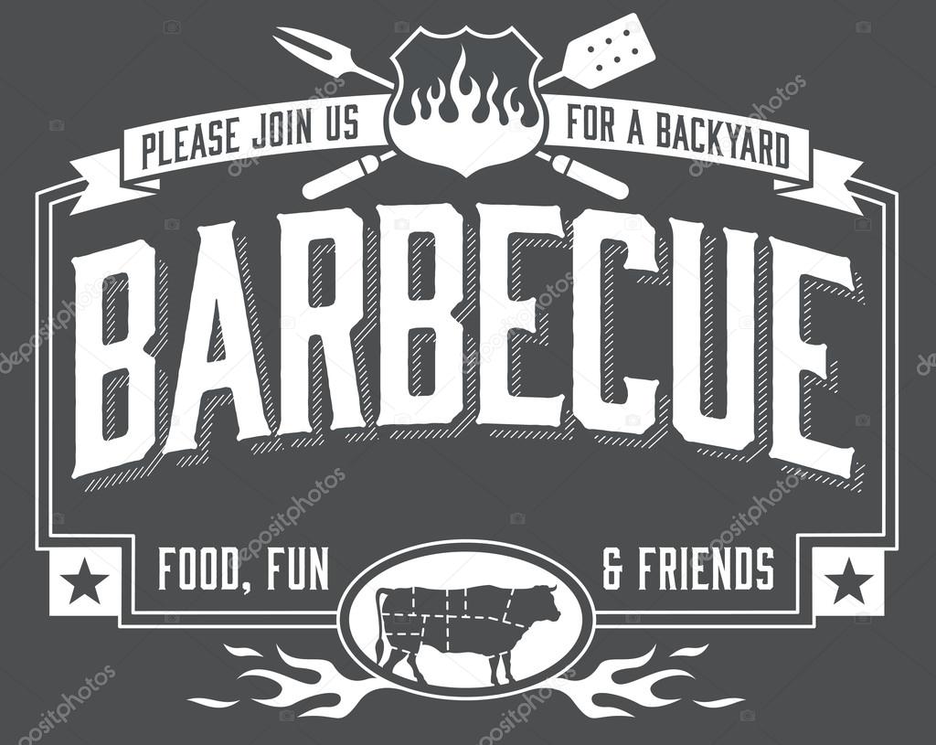Backyard Barbecue Invitation