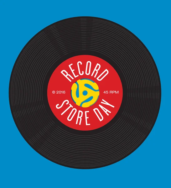 Record Store Day Design — Stock Vector