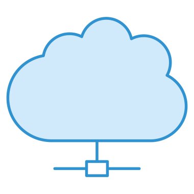 Hesaplama ve paylaşım için iş ve teknoloji simgesi 