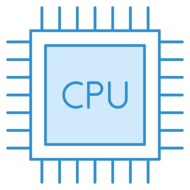 İşlemci & çip için iş ve teknoloji simgesi 