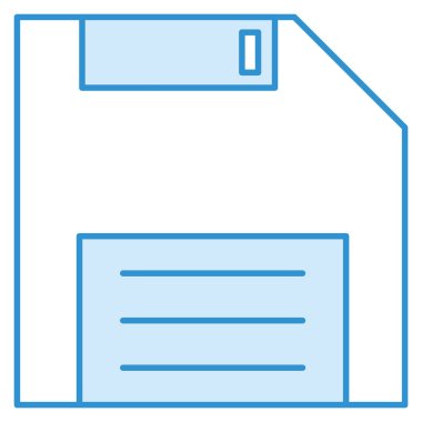 Disket için iş ve teknoloji simgesi 