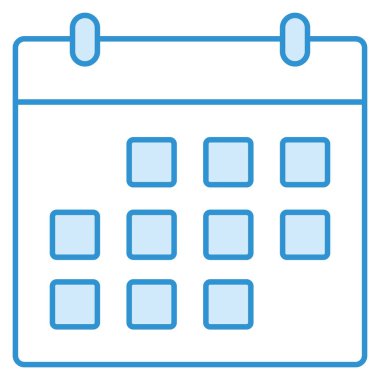 Tarih ve ay için iş ve teknoloji simgesi 