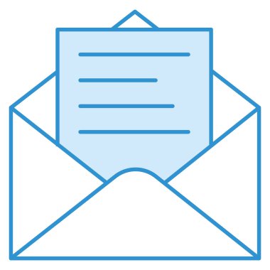 İleti & gelen kutusu için iş ve teknoloji simgesi 