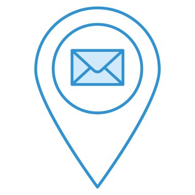 Konum & işaretleyicisi için iş ve teknoloji simgesi 