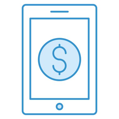 Çevrimiçi & mobil için iş ve teknoloji simgesi