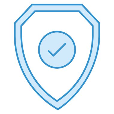 Güvenli & kontrol için iş ve teknoloji simgesi 