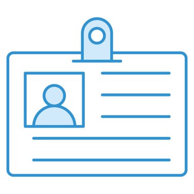 Rozet profili için iş ve teknoloji simgesi 