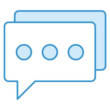 İletiler için iş ve teknoloji simgesi 