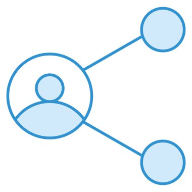 Bağlantı & kullanıcısı için iş ve teknoloji simgesi 