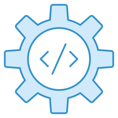 Geliştirme ve programlama için iş ve teknoloji simgesi 