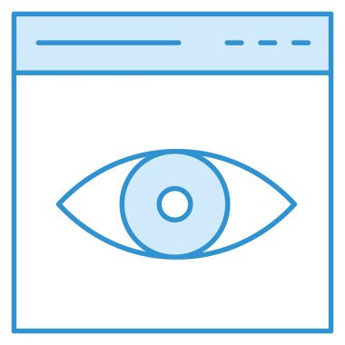 Tarayıcı & web sayfası için iş ve teknoloji simgesi 