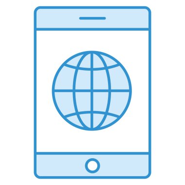 Cep telefonu için iş ve teknoloji simgesi 