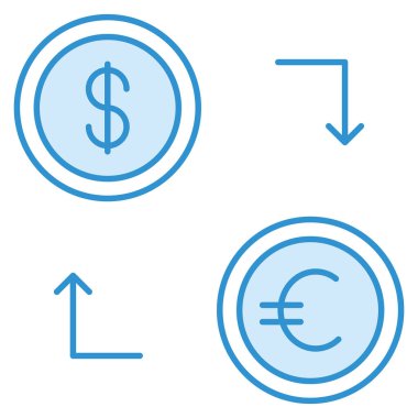 Para aktarımı için iş ve teknoloji simgesi
