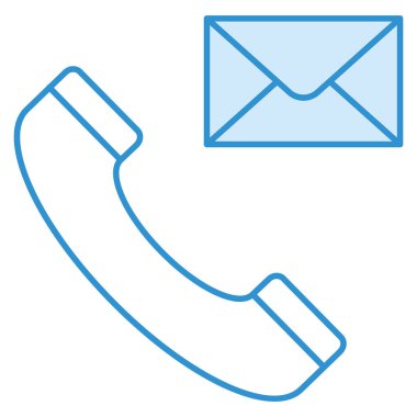 İleti ve iletişim için iş ve teknoloji simgesi 