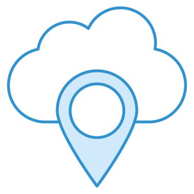 İğne & bulut için iş ve teknoloji simgesi 