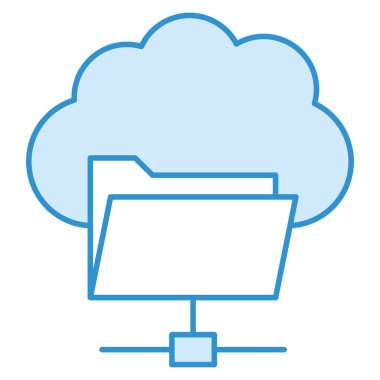 Dizin paylaşımı için iş ve teknoloji simgesi 