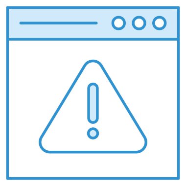 Hata & uyarısı için iş ve teknoloji simgesi 