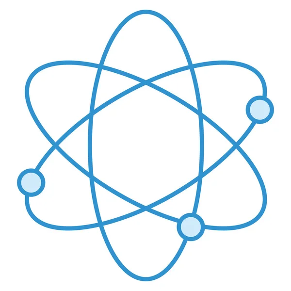 Icono Negocios Tecnología Para Ciencia Nuclear — Vector de stock