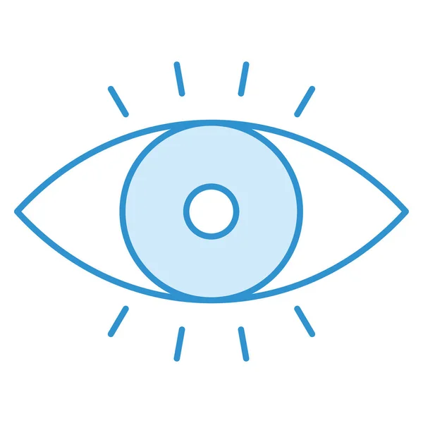 Icône Affaires Technologie Pour Eye Look — Image vectorielle