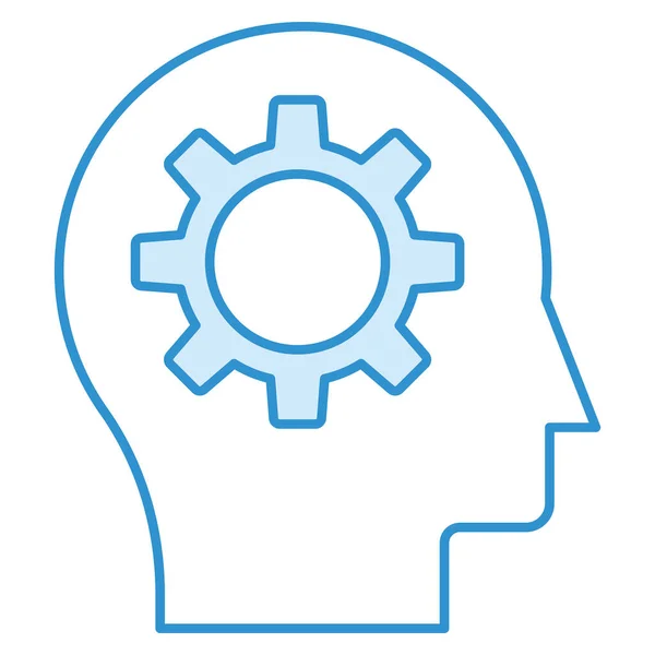 Icono Negocio Tecnología Para Configure Head — Vector de stock