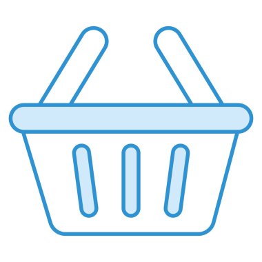 Tramvay ve alışveriş için iş ve teknoloji simgesi 