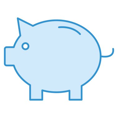 Banka & tasarrufu için iş ve teknoloji simgesi 