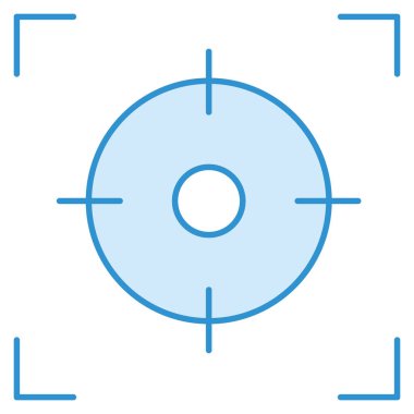 Odaklanma & hedefi için iş ve teknoloji simgesi 