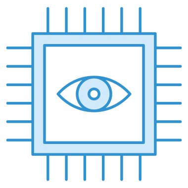 İşlemci & çip için iş ve teknoloji simgesi 