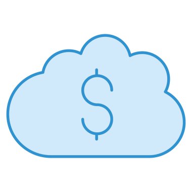 Dolar & sunucusu için iş ve teknoloji simgesi 