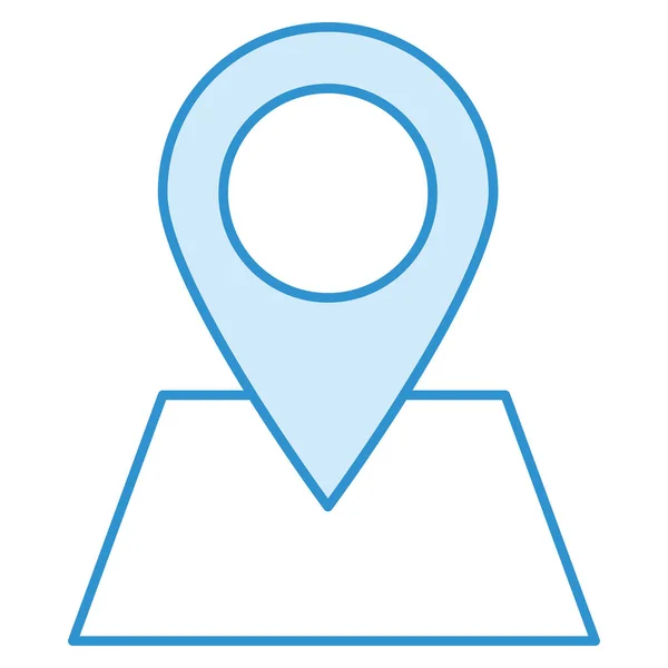 地図と場所のビジネスと技術のアイコン ベクターグラフィックス