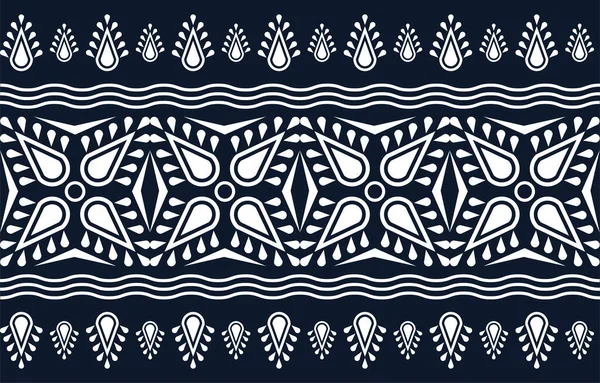 Geometrische Ethnische Muster Traditionelles Design Für Hintergrund Teppich Tapete Kleidung — Stockvektor