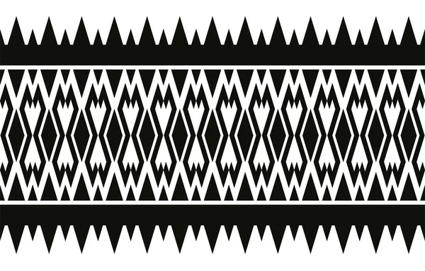 Geometrische Ethnische Muster Traditionelles Design Für Hintergrund Teppich Tapete Kleidung — Stockvektor