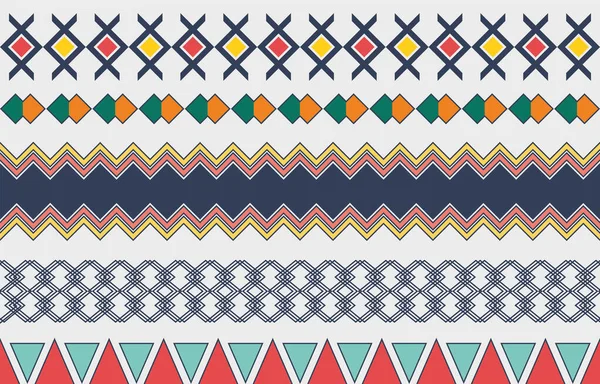幾何学的な民族パターンの伝統的なデザインの背景 カーペット バティック サロンのための — ストックベクタ