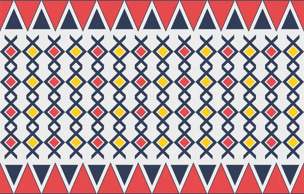 Geometrische Etnische Patroon Traditioneel Ontwerp Voor Achtergrond Tapijt Behang Kleding — Stockvector