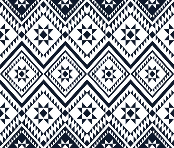 Geometrische Ethnische Muster Traditionelles Design Für Hintergrund Teppich Tapete Kleidung — Stockvektor