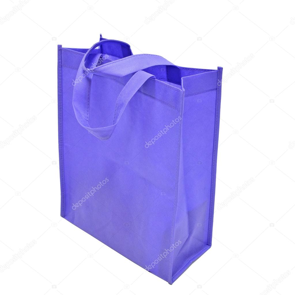 Reusable bag isolated on white background