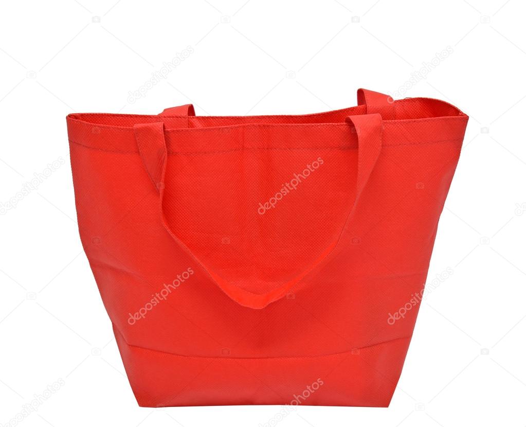 Reusable bag isolated on white background