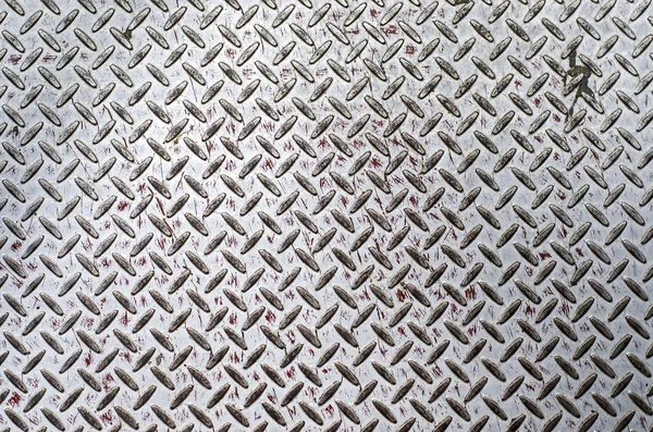 Grunge diamond plate texture — Stock Photo, Image