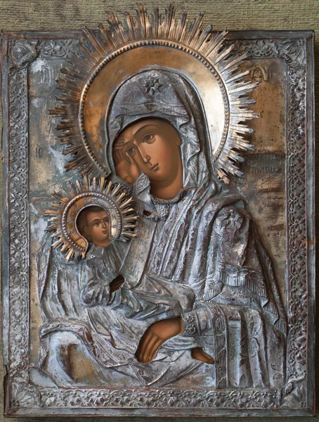 Der Herr Jesus Christus und die heilige Mutter Gottes — Stockfoto