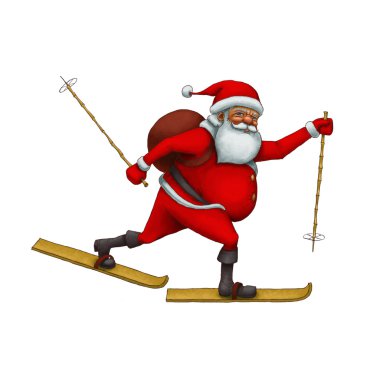 Noel Baba acele kayak için