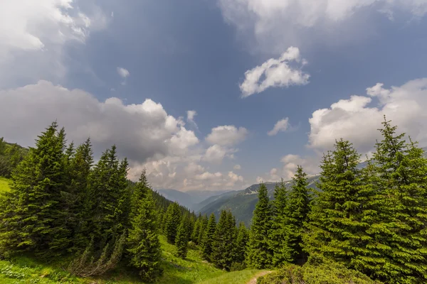 Bela paisagem montanhosa nos Alpes da Transilvânia — Fotografia de Stock