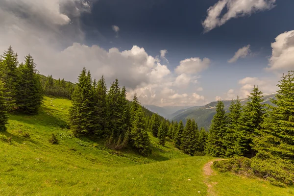 Hermoso paisaje de montaña en los Alpes transilvanos — Foto de Stock