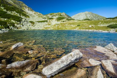 Transilvanya Alpleri'nde güzel dağ manzarası